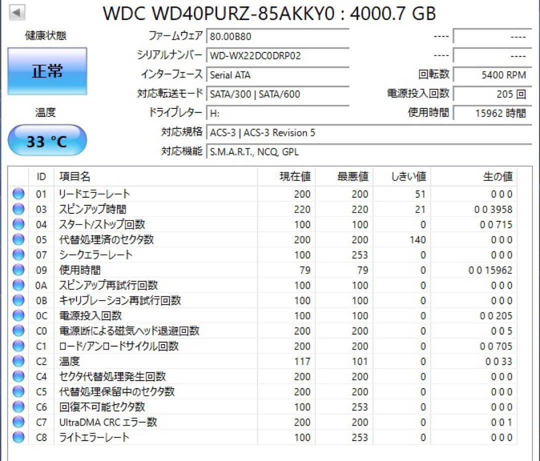 Western Digital WD Purple 4TB⑤