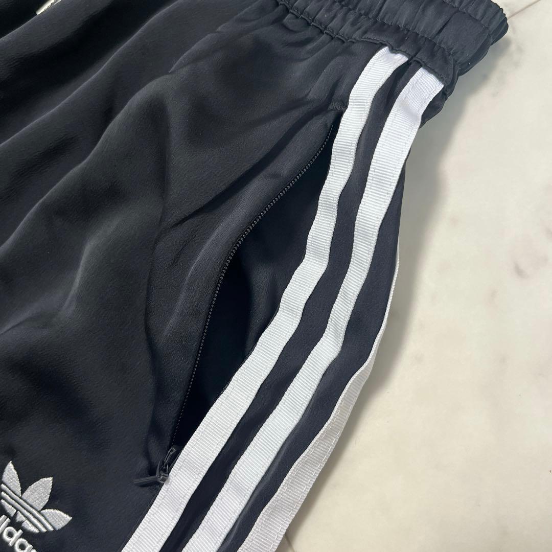 希少サイズ✨アディダスオリジナルス ロングサテンスカート XOT 大きめ 黒