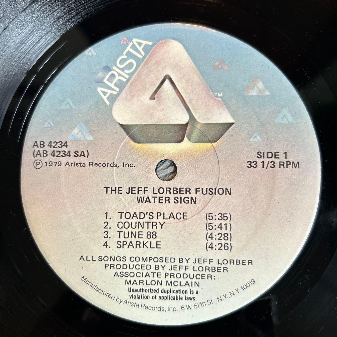 洋楽 The Jeff Lorber Fusion Water Sign