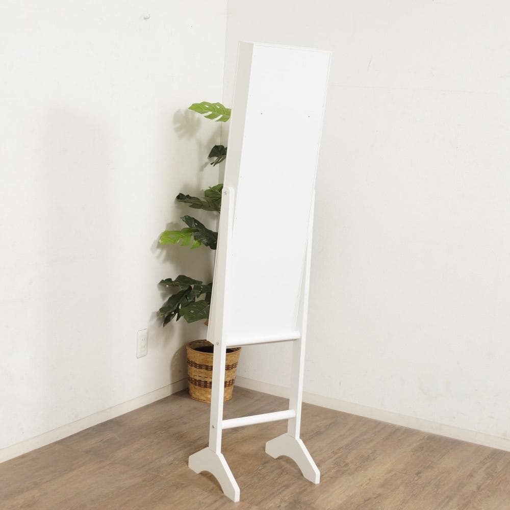 フォロー割【新品】 収納付きスタンドミラー 姿見　ジュエリー　ドレッサー
