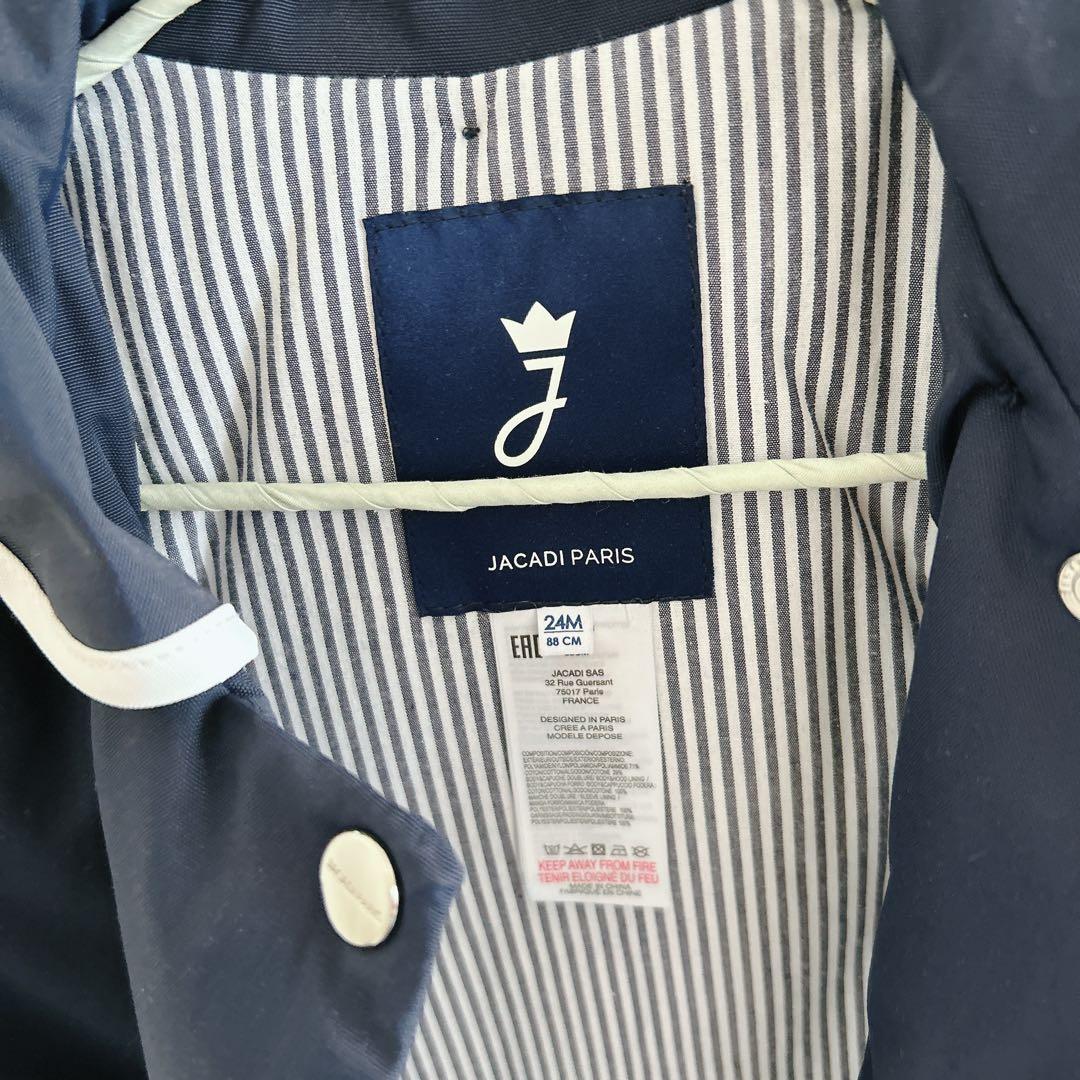 JACADI PARIS ネイビー コート 24M