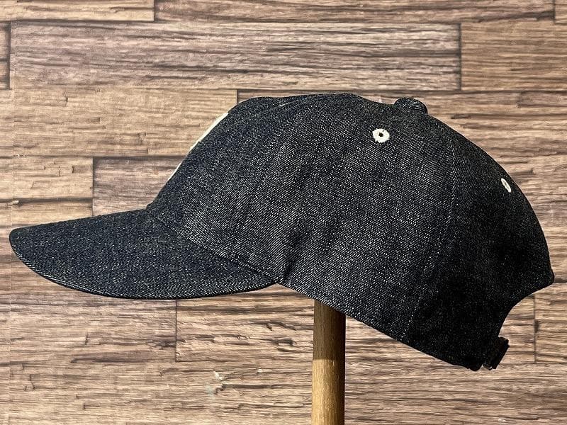 美品 フルカウント 6枚はぎ デニム ベースボール キャップ Fパッチ
