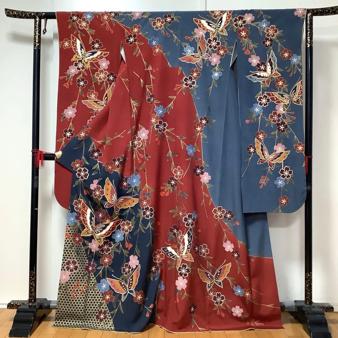 【惣次郎】お買得！正絹振袖・長襦袢・帯3点セット