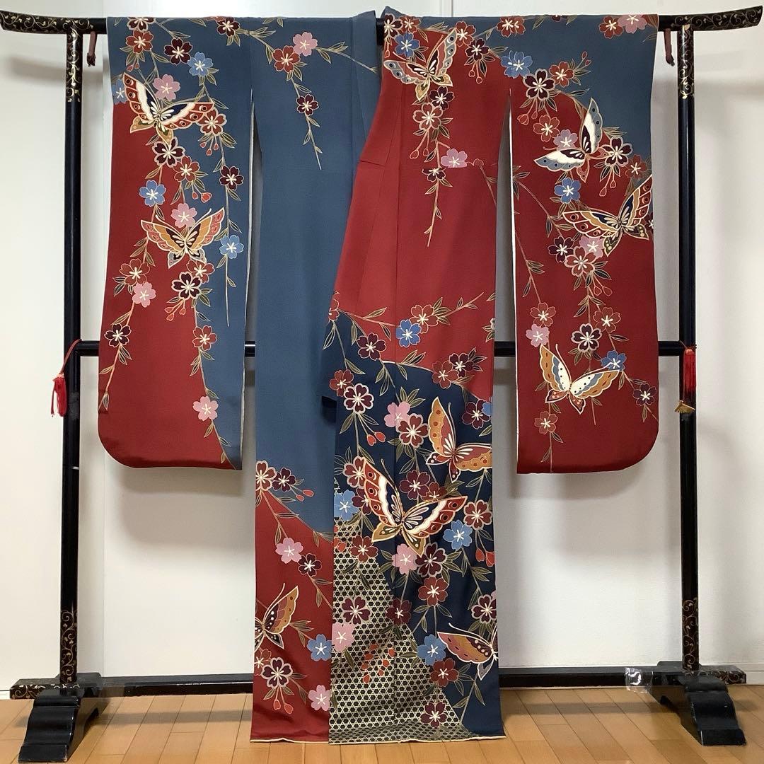 【惣次郎】お買得！正絹振袖・長襦袢・帯3点セット