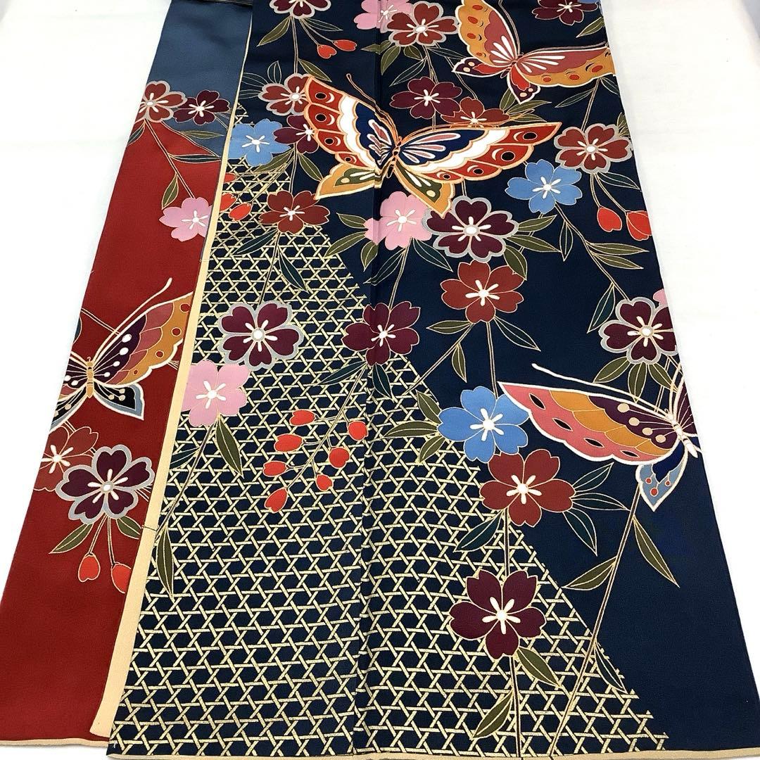 【惣次郎】お買得！正絹振袖・長襦袢・帯3点セット