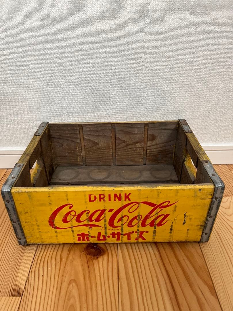 Coca-Cola ホームサイズ2個　木製アンティークボックス