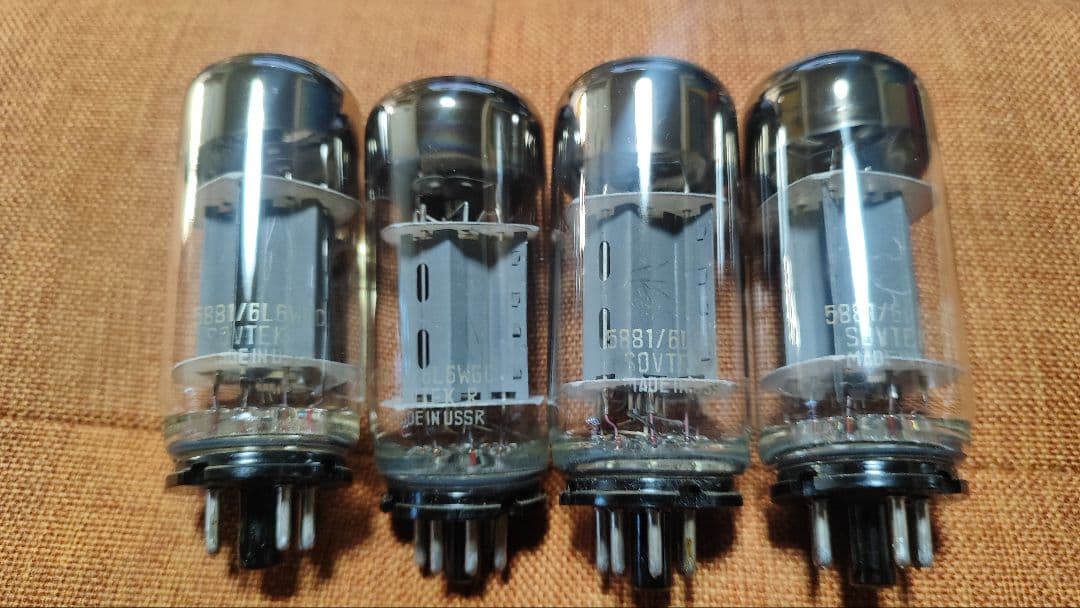 6L6Gc 6L6WGC 5881 真空管 8本 中古 動作確認済み