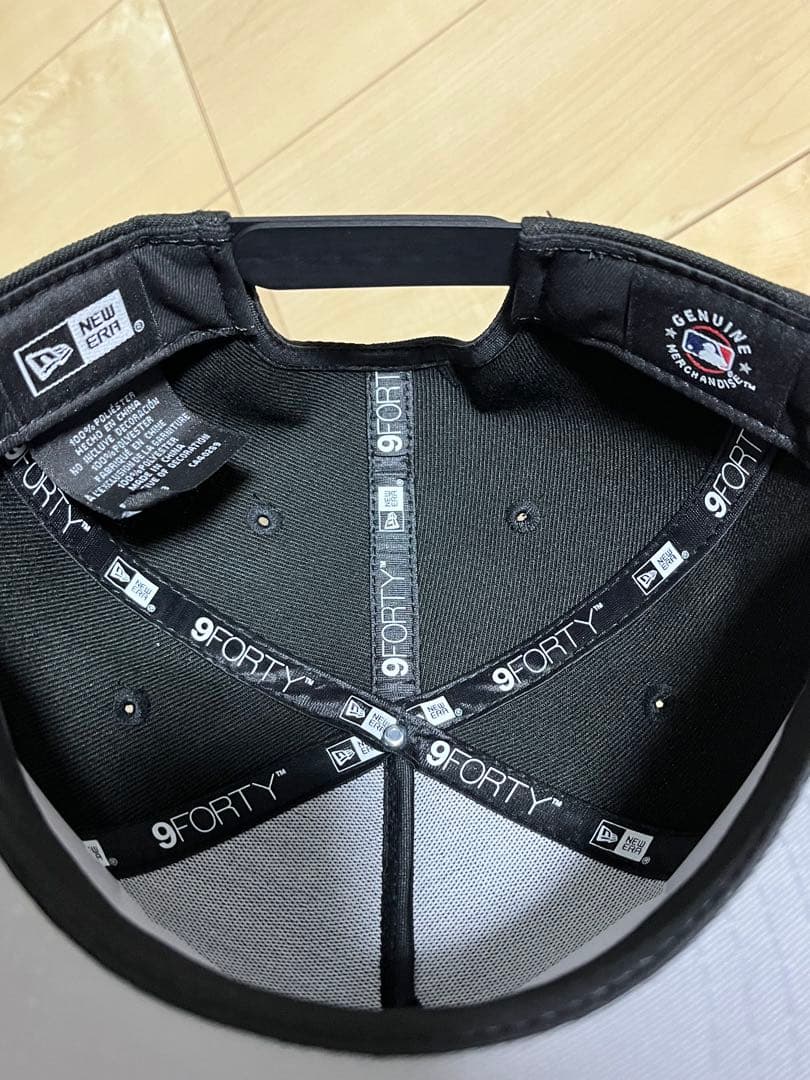 【新品】ニューエラ ドジャース LA逆ロゴ 9FORTY ブラック×ホワイト