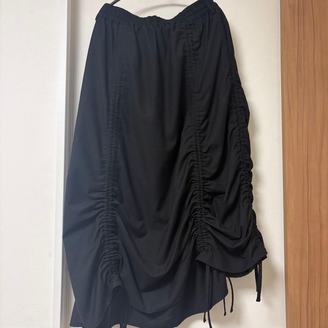 【not conventional】 string skirt ロングスカート