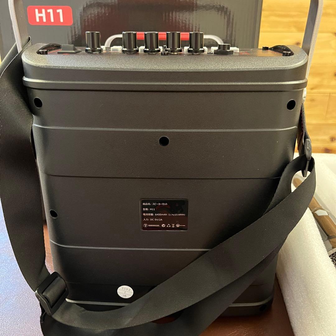 Moon  H11　ポータブル　スピーカーセット カラオケ