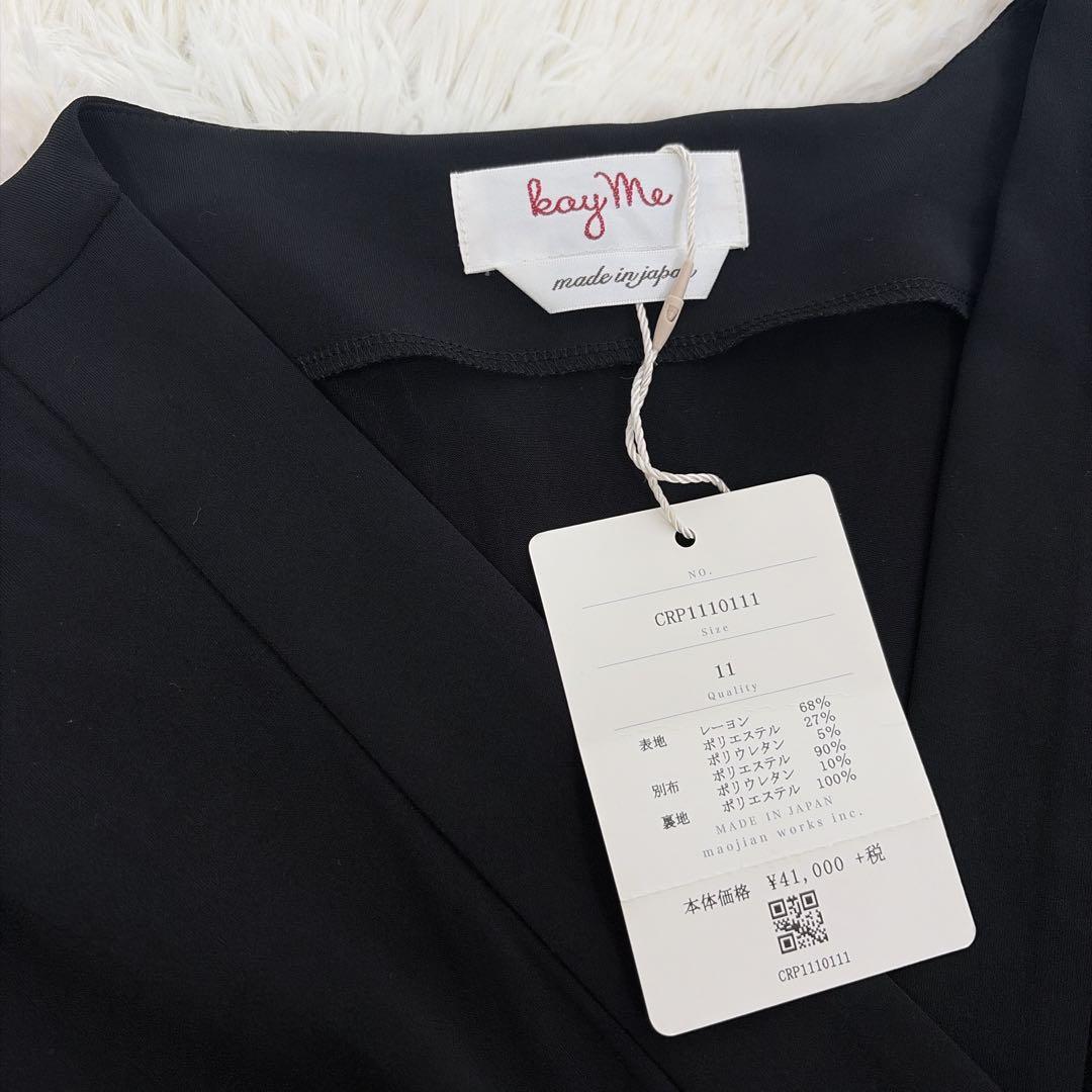 未使用タグ付 kayme ケイミー 定価4.1万 ラップワンピース 11 日本製