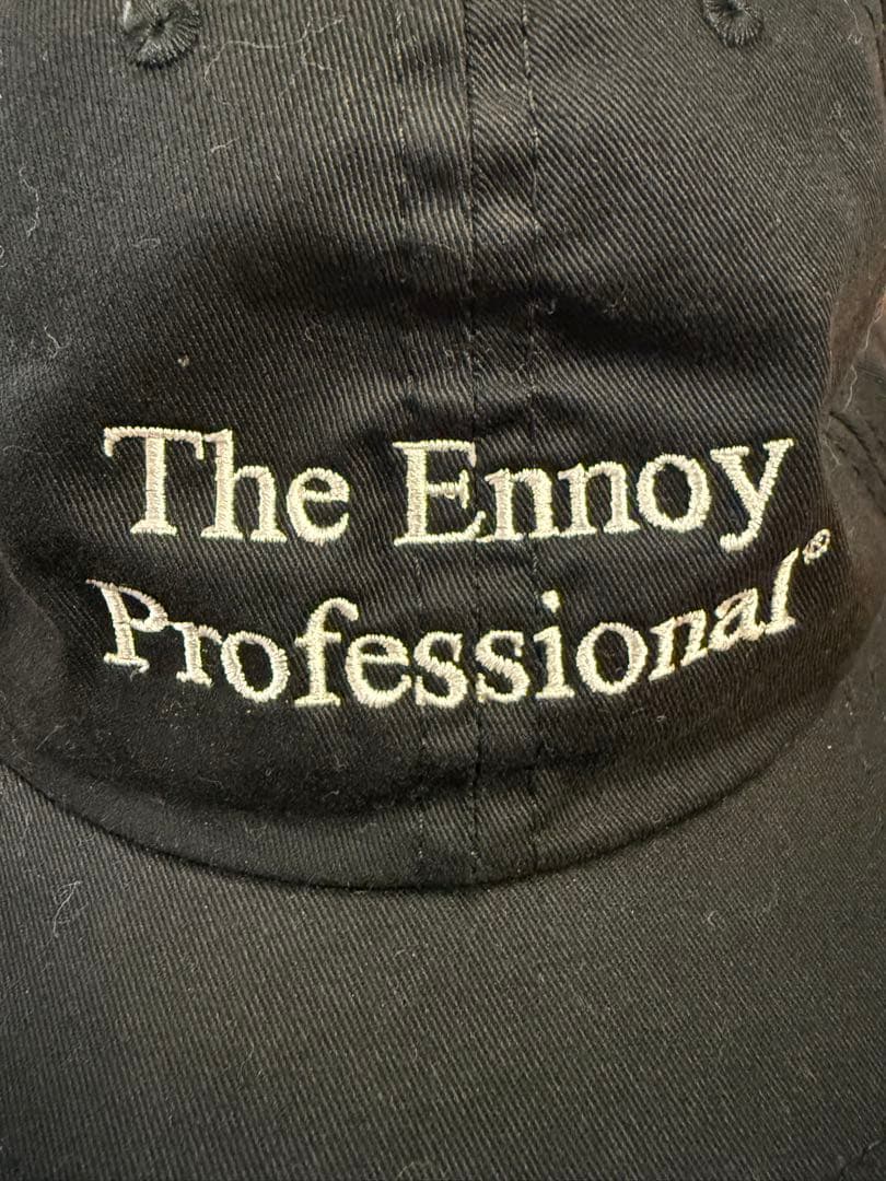 帽子 ENNOY Cotton Cap Black 24SS