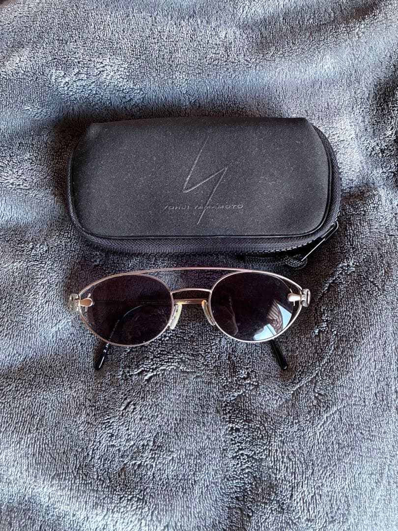 小物 90s yohjiyamamoto round l sunglasses