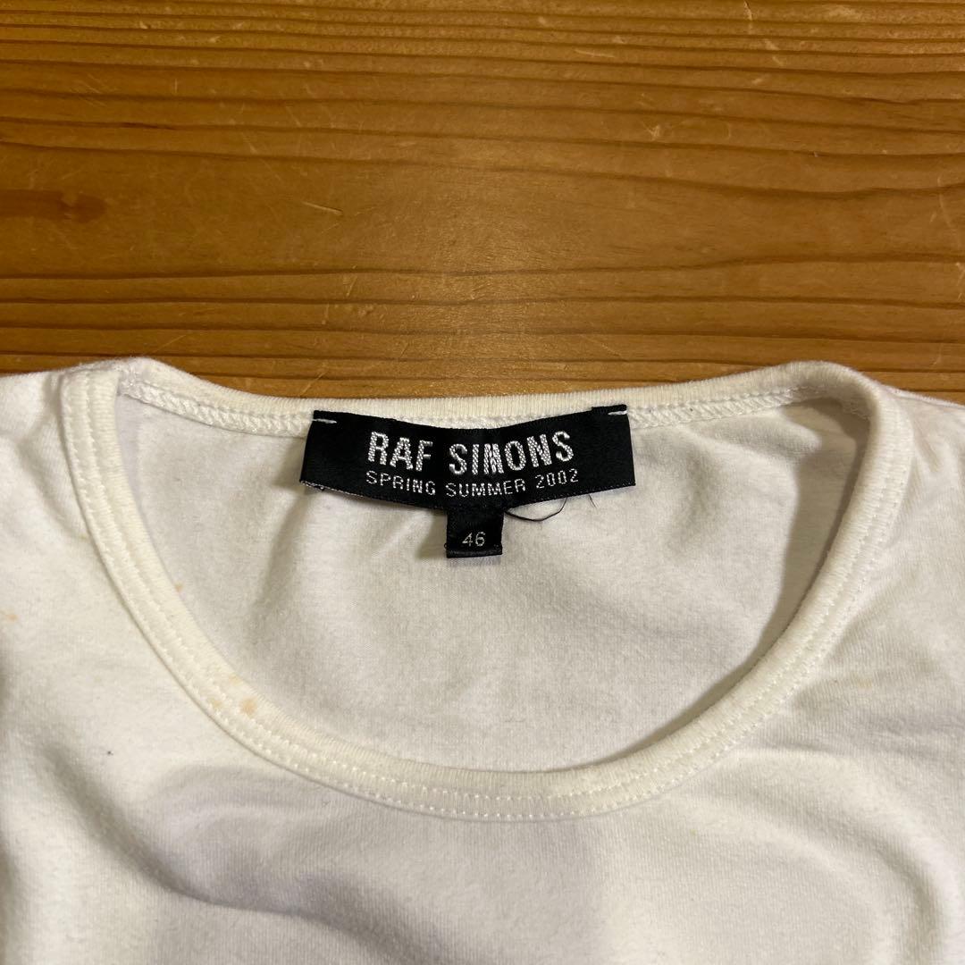 RAF SIMONS テキストプリント Tシャツ 46