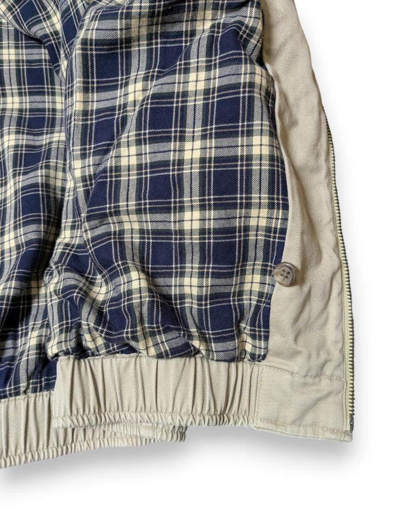 90s XL ポロラルフローレン 襟コーデュロイ スイングトップ ベージュ