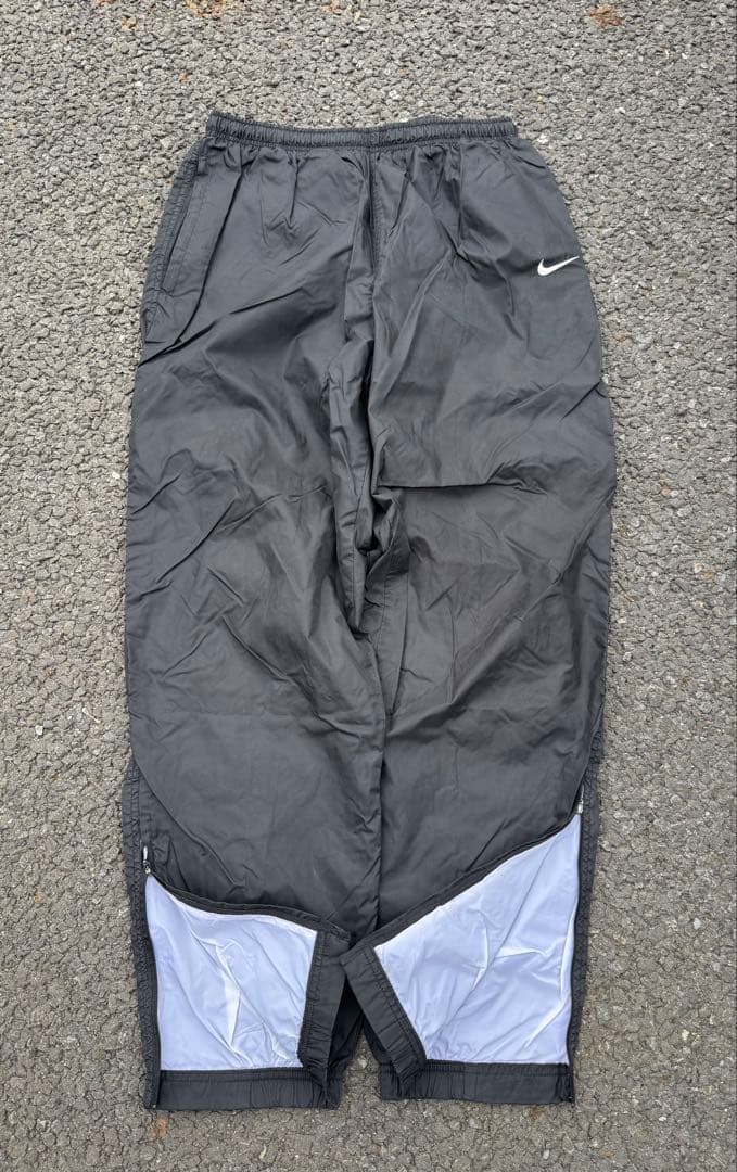 90s Nike 赤タグ　ワイドパンツ ナイロンパンツ　テック系　Y2K
