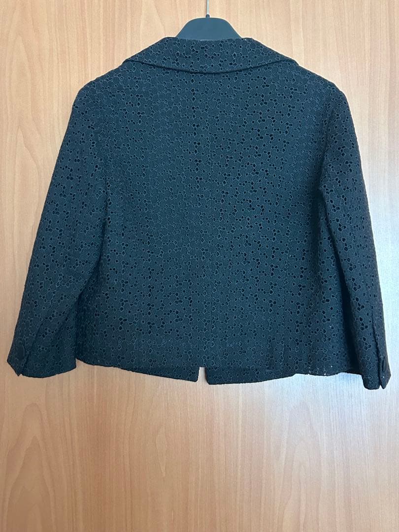 Kiton アイレットレーステーラードジャケット黒