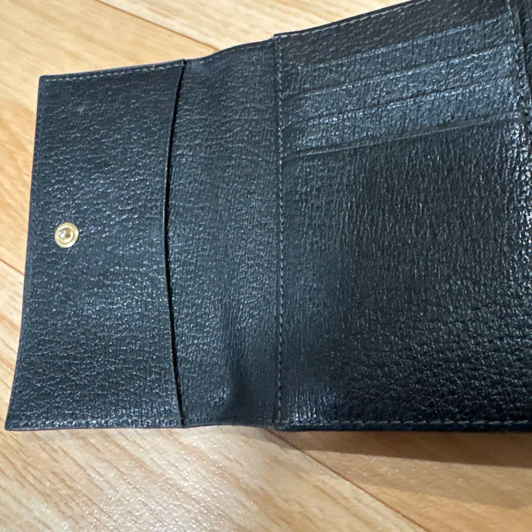 【美品】ヴィヴィアンウエストウッド 三つ折り財布 がま口　ビックオーブ　レザー