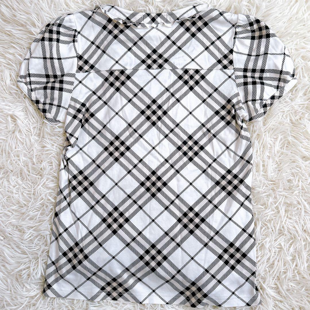 BURBERRYブルーレーベル　チェック　半袖　ノバチェック 日本製　38