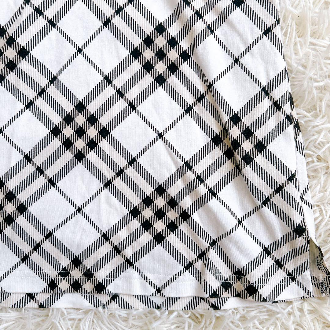 BURBERRYブルーレーベル　チェック　半袖　ノバチェック 日本製　38