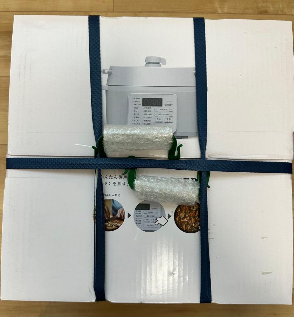 【新品未使用】IRIS OHYAMA 電気圧力鍋 PC-MA4-W 4.0L
