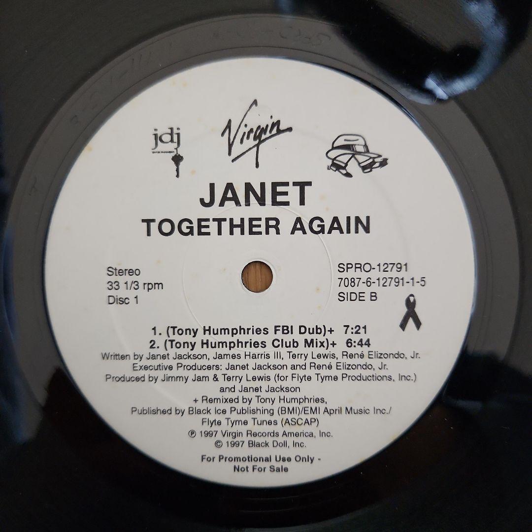 Janet Jackson Together Again 12インチシングル