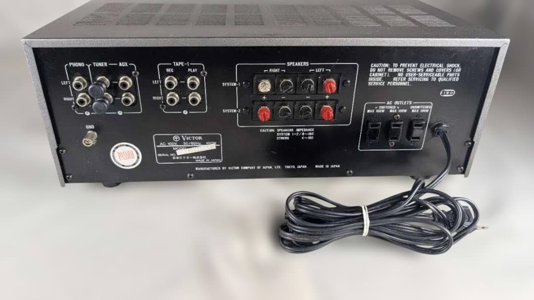動作確認済　プリメインアンプ　VICTOR JA-S31　10B
