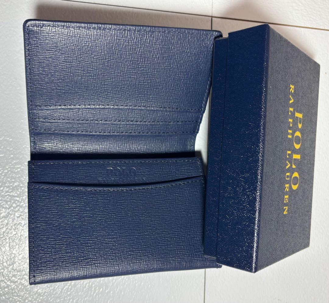 【POLO RALPH LAUREN】ネイビー名刺入れ