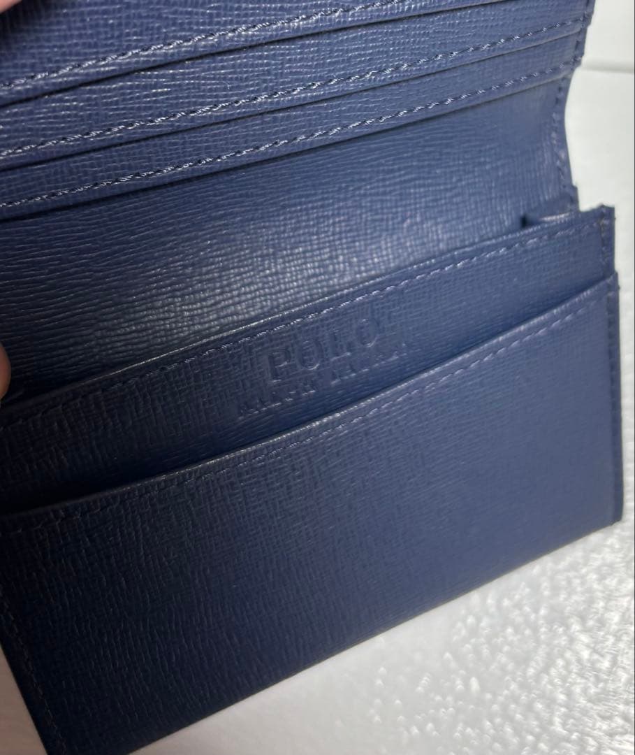 【POLO RALPH LAUREN】ネイビー名刺入れ