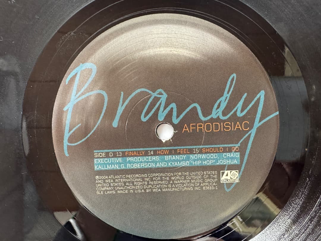 【再生確認済】Brandy ブランディ/Afrodisiac【Sterling】