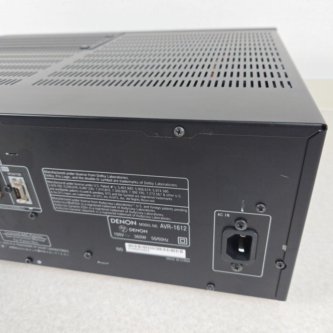 【美品】Denon AVアンプ AVR-1612 5.1ch デノン HDMI