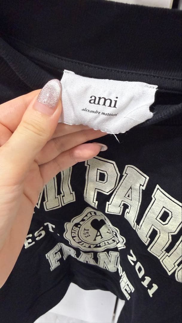 AMI Paris クロップド Tシャツ