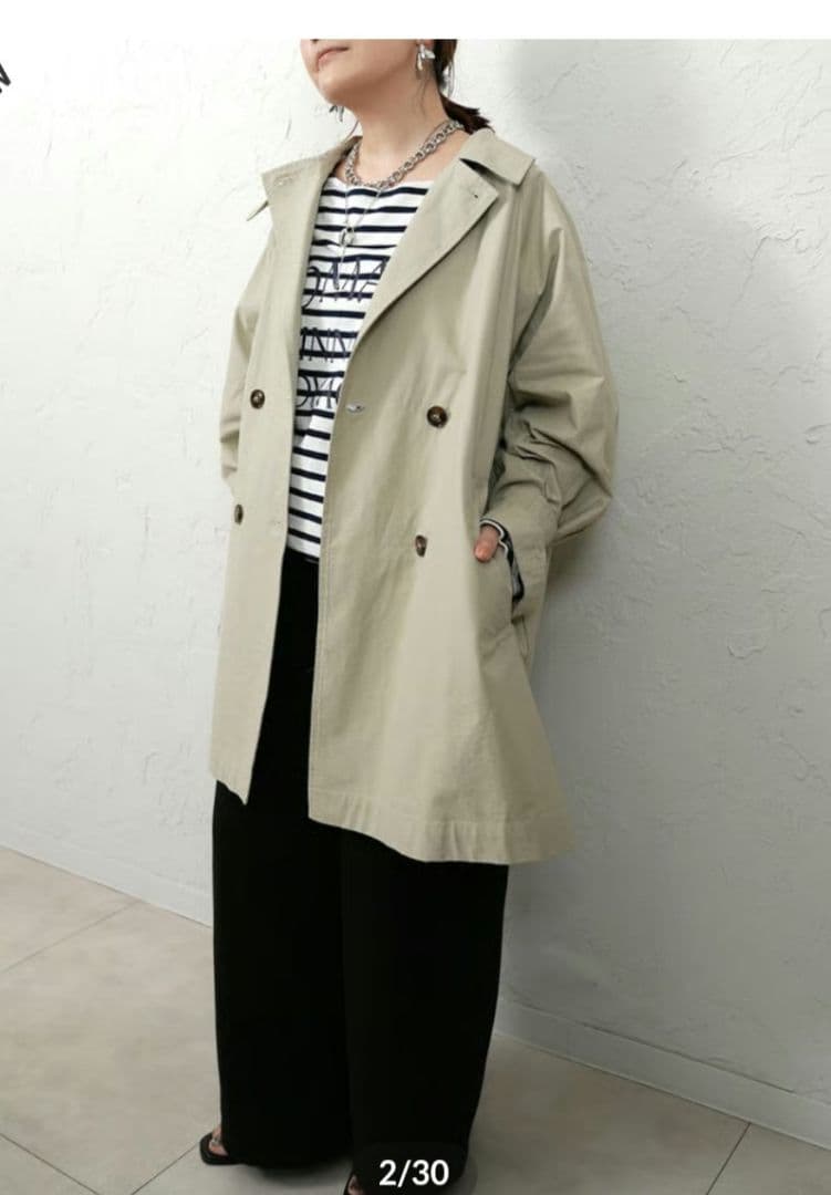 ★CLOCHE ★クロシェ　ミドル丈トレンチコート