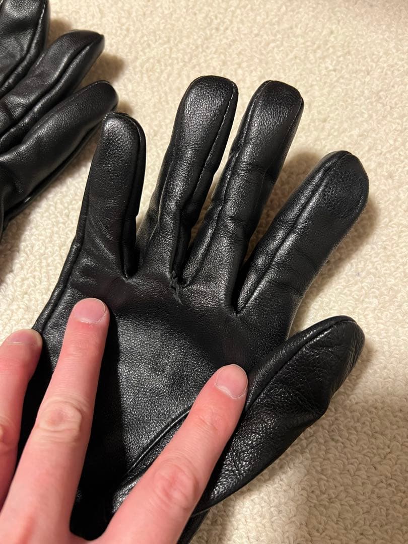 小物 XLIM EP.8 01 LEATHER GLOVES GR8 LHP