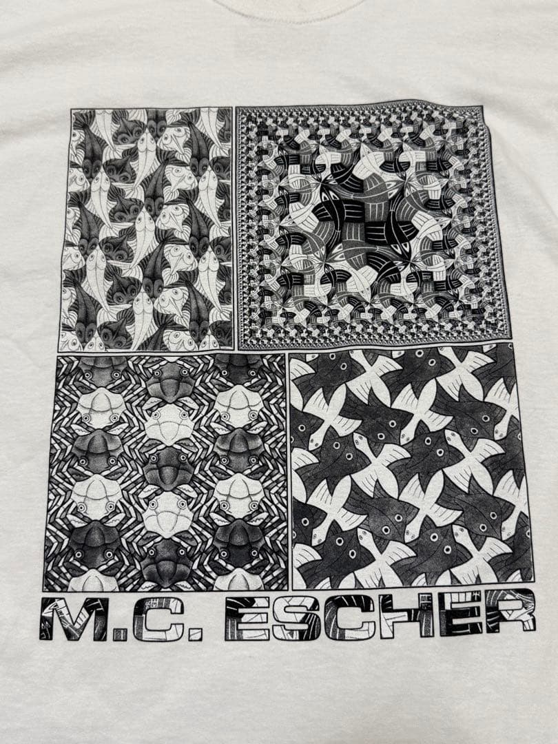 MC Escher エッシャー プリントTシャツ XL