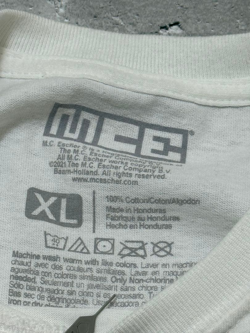 MC Escher エッシャー プリントTシャツ XL
