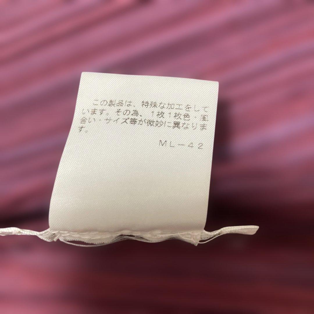 PLEATS PLEASE プリーツプリーズ　ネイビー/裏レッド 長袖トップス