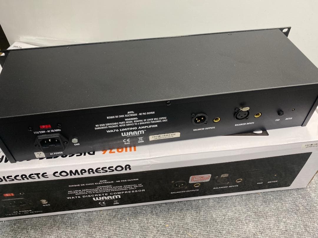 WARM AUDIO WA76 コンプレッサー
