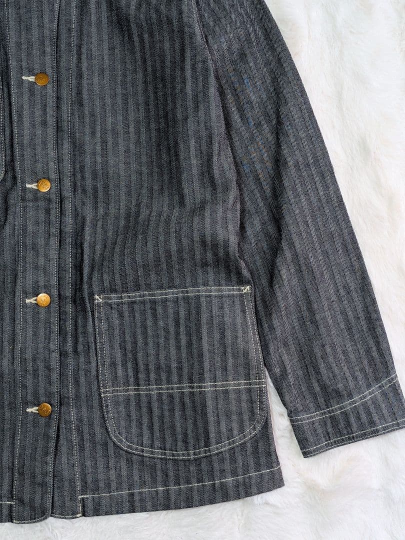 美品 Lee ヘリンボーン カバーオール LGT027 XL