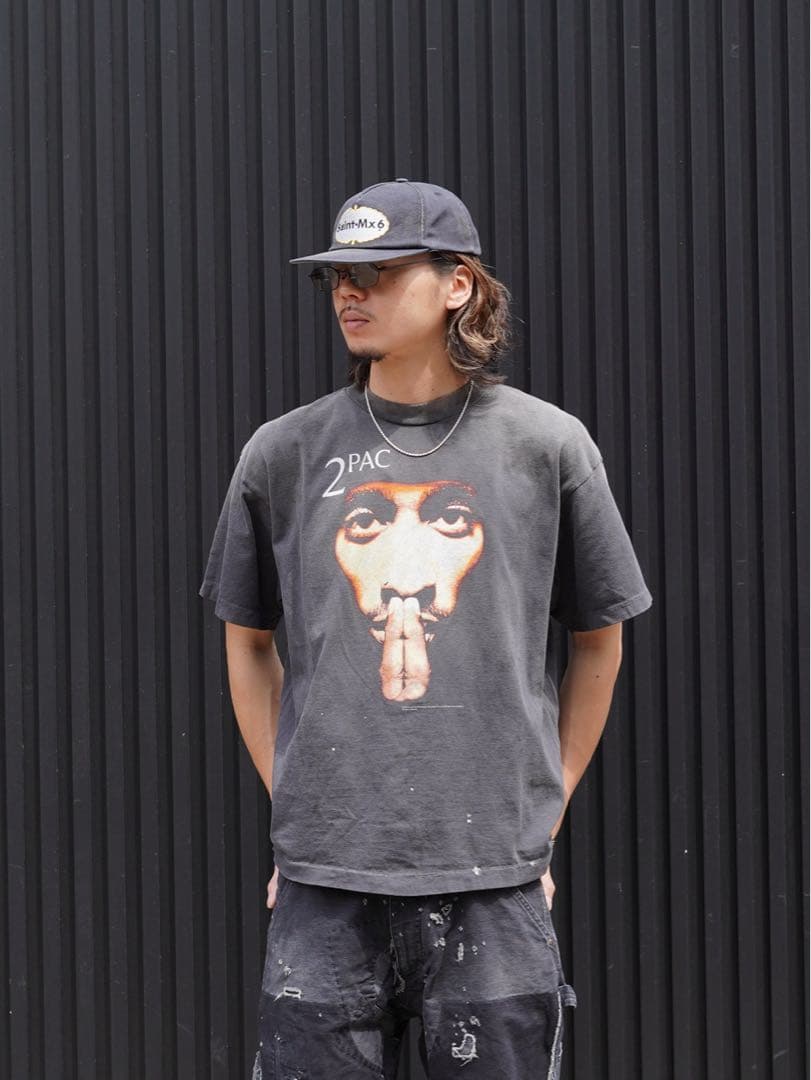 セントマイケル SAINT Mxxxxxx 2PAC グラフィックTシャツ