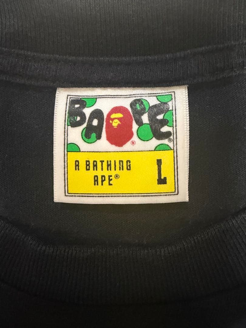 トップス A BATHING APE 1ST CAMOBIGAPE HEAD TEE L