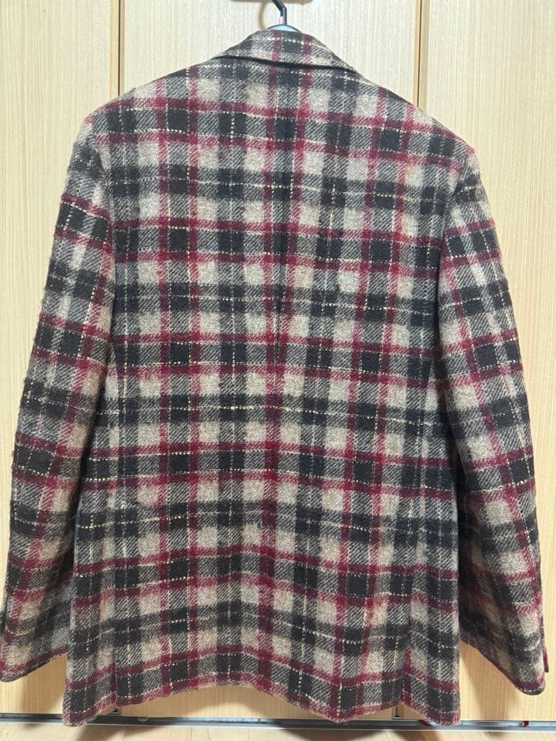 美品　LARDINI チェックツィード JK 44