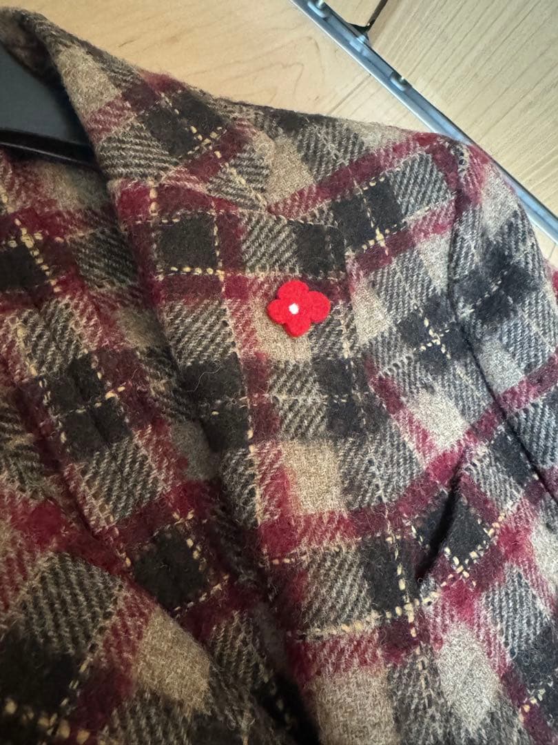 美品　LARDINI チェックツィード JK 44