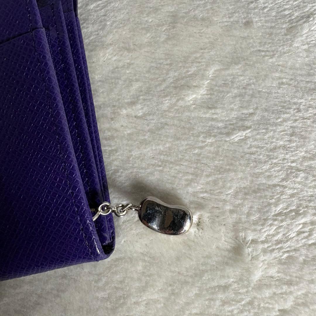 新品未使用　Paul Smith 財布 二つ折り レザー　パープル