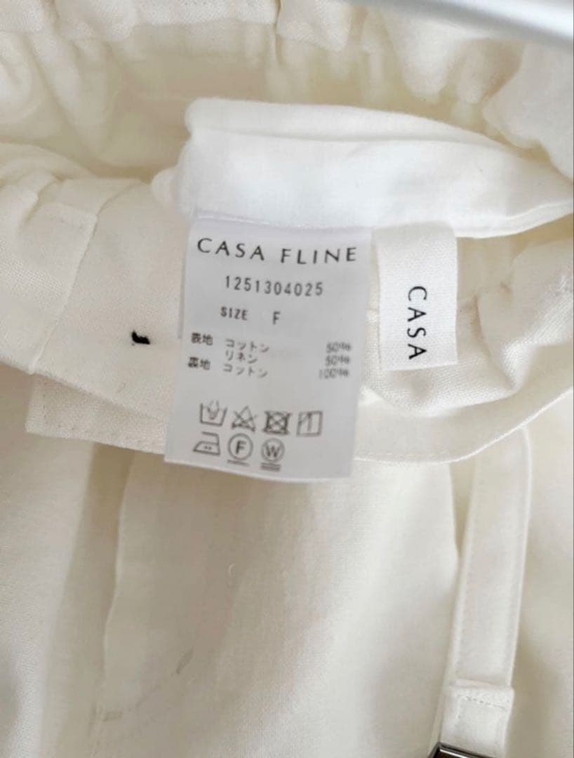 CASA FLINE カーサフライン　コットンリネンスカート　ロングスカート