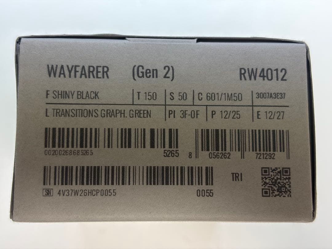 小物 Rayban  WAYFARER gen2
