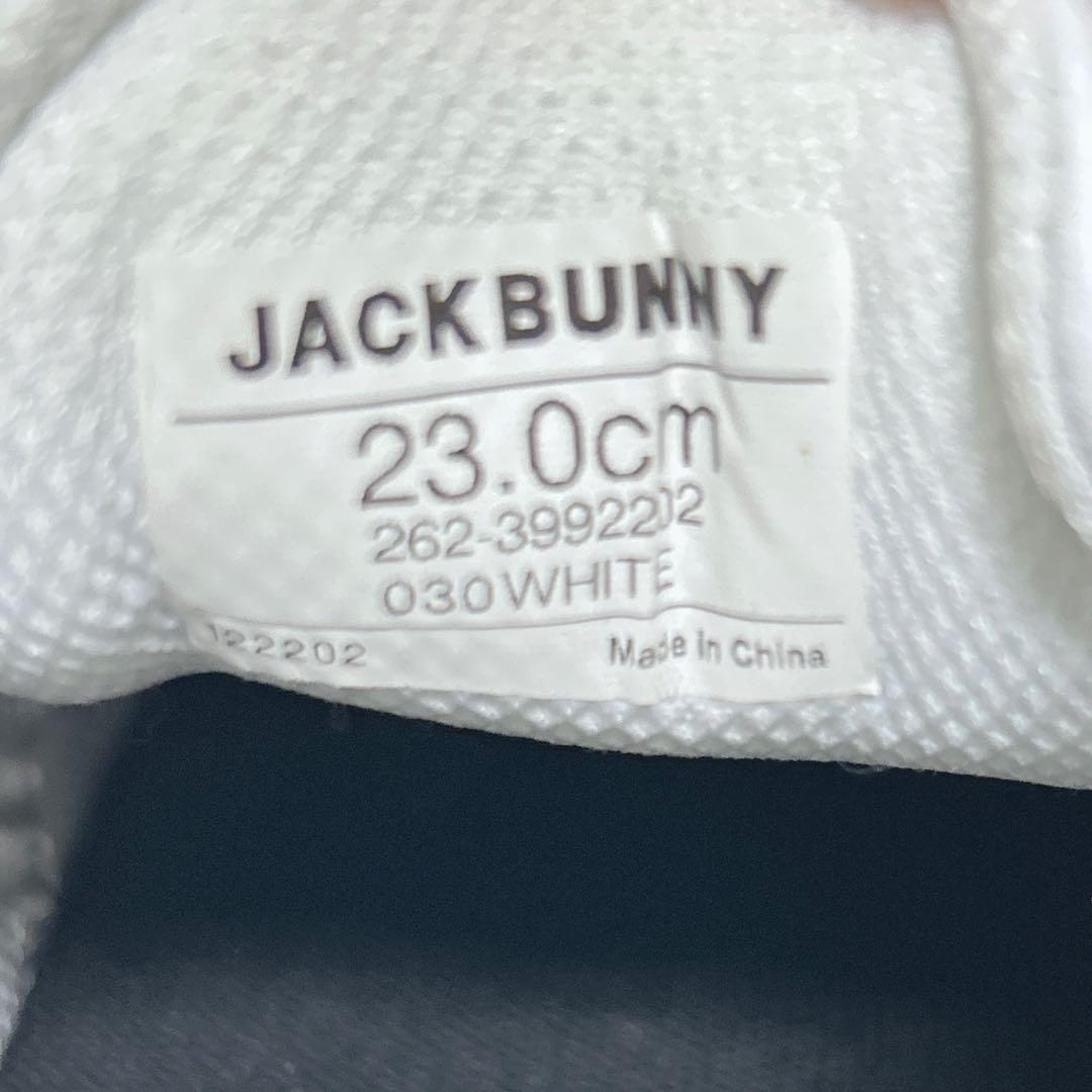 【未使用級 極美品】JACK BUNNY レディースゴルフシューズ 厚底レザー