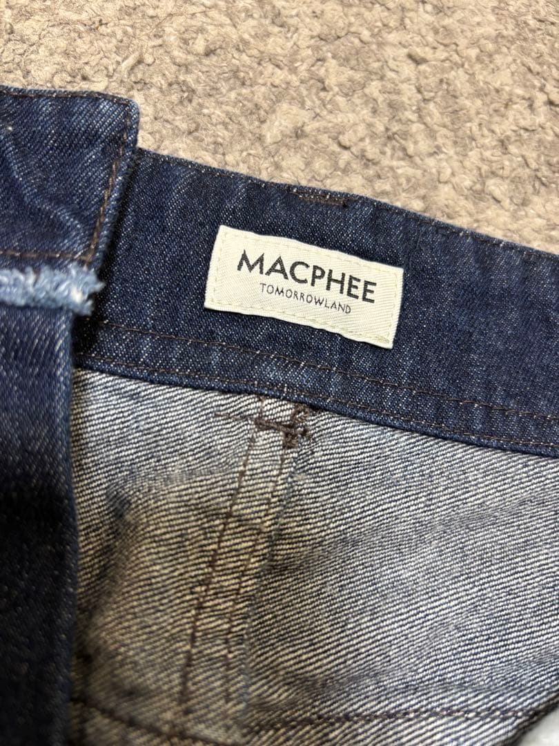 MACPHEE マカフィー ハードツイストデニムワイドパンツ