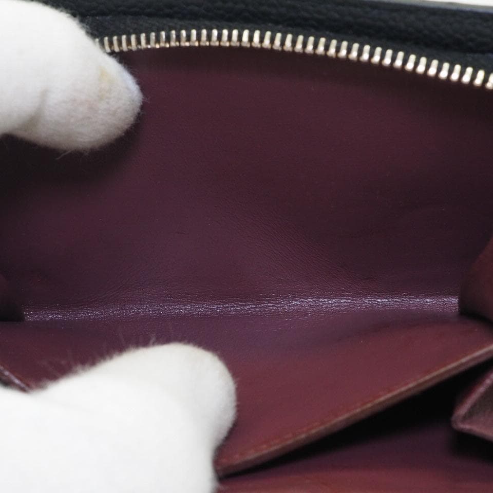 CHANEL シャネル マトラッセ キャビアスキン 2つ折り財布 ミドル G金具