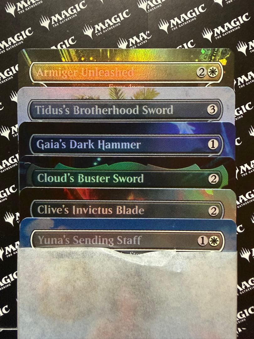 【開封済】MTG Secret Lair FF Weapons 英語foil